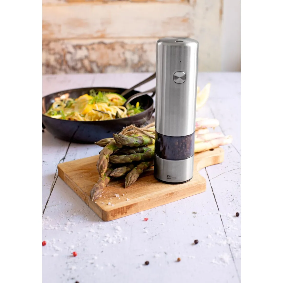 AdhocPfeffer- oder Salzmühle 17 cm i.Mill silber