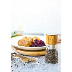 AdhocPfeffer- oder Salzmühle 13,5 cm Akasia