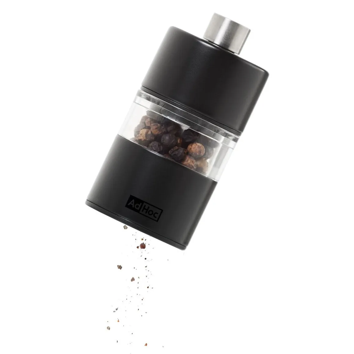 AdhocPfeffer-/Salzmühle 6 cm Minimill schwarz