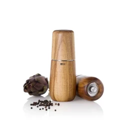 AdhocSalz-/Pfeffermühle Yono Akazie/Edelstahl 18cm