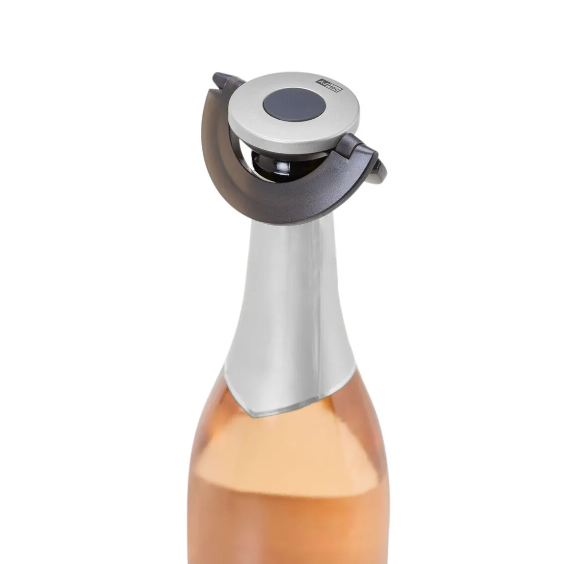 AdhocSekt-/Champagnerverschluss 8 cm Gusto black & silver