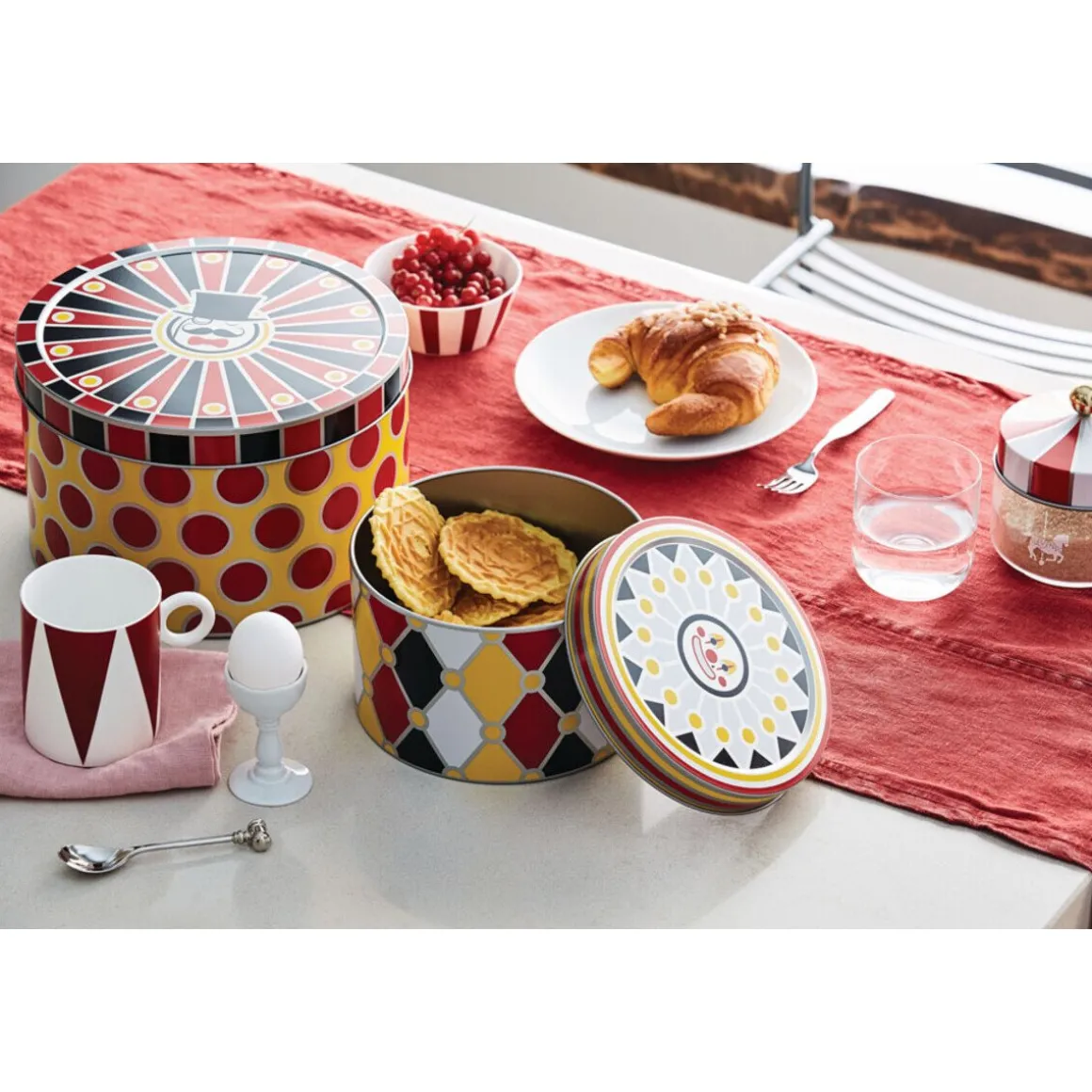 AlessiAllzweckboxen Set 3tlg. Circus