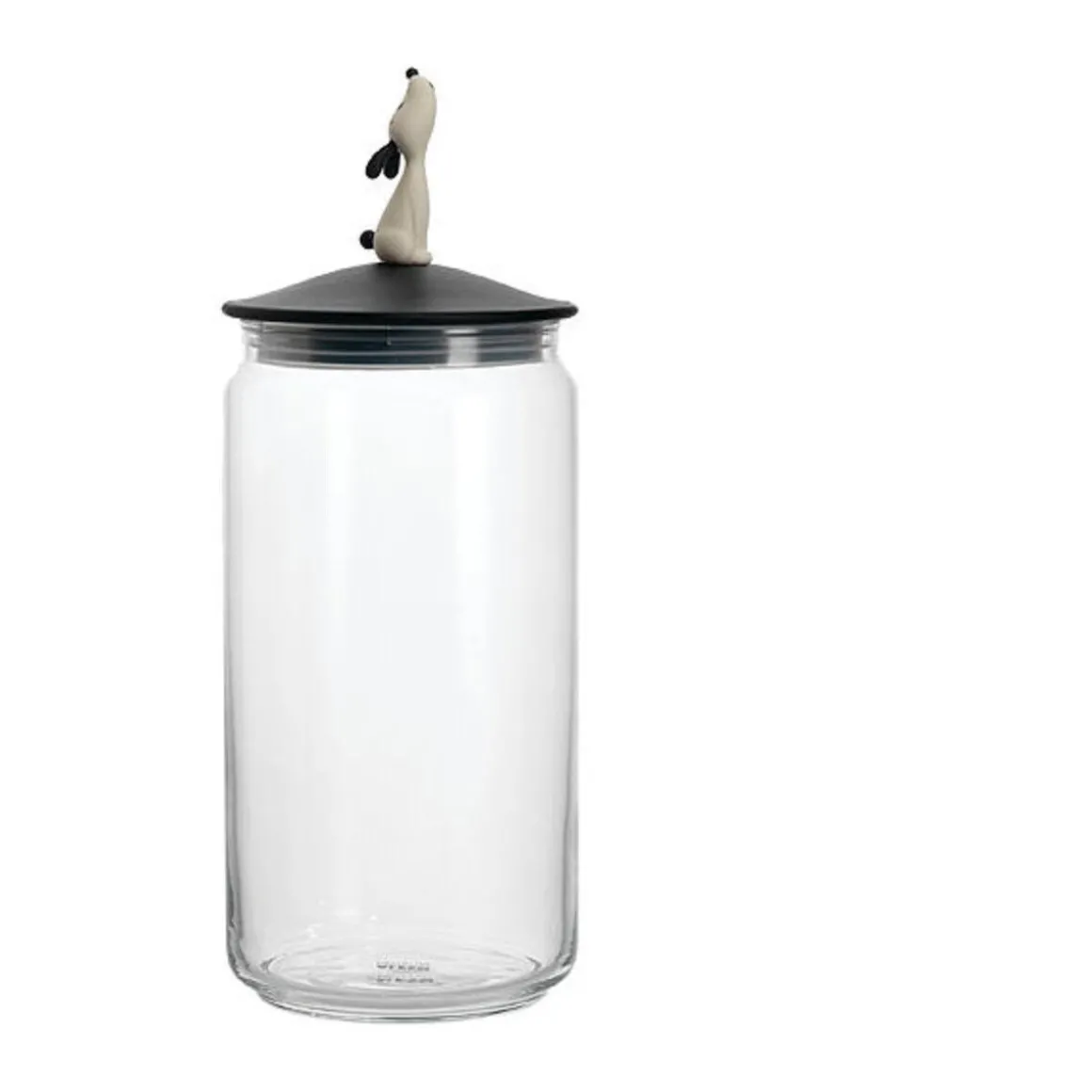 AlessiBehälter schwarz Lula