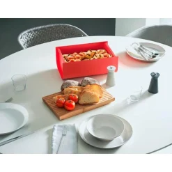 AlessiBrotkasten rot Mattina