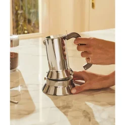 AlessiEspressokocher 9090 6 Tassen edelstahl