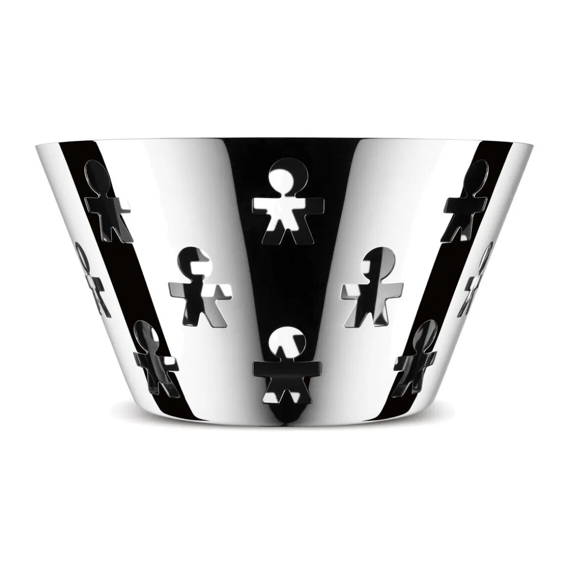 AlessiObstschale silber 23 cm Girotondo