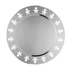 AlessiPlatte rund silber 40 cm Girotondo