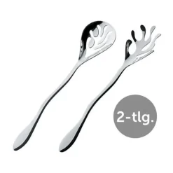 AlessiSalatbesteck 2-tlg. Mediterraneo Edelstahl poliert