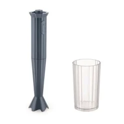 AlessiStabmixer 34 cm Plissé grau