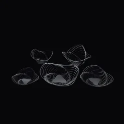 AlessiTischschmuck Schale schwarz Trinity