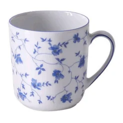 ArzbergBecher m. Henkel 0,24 ltr. Form 1382 Blaublüten