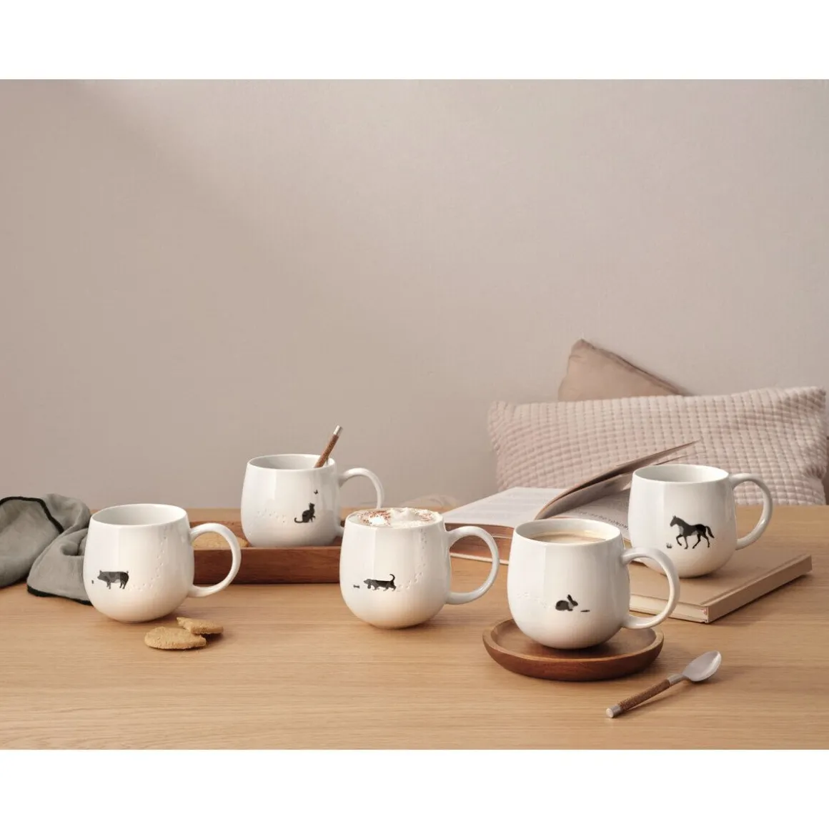 ASAHenkelbecher 0,4 l Magu Foodprints Rabbit