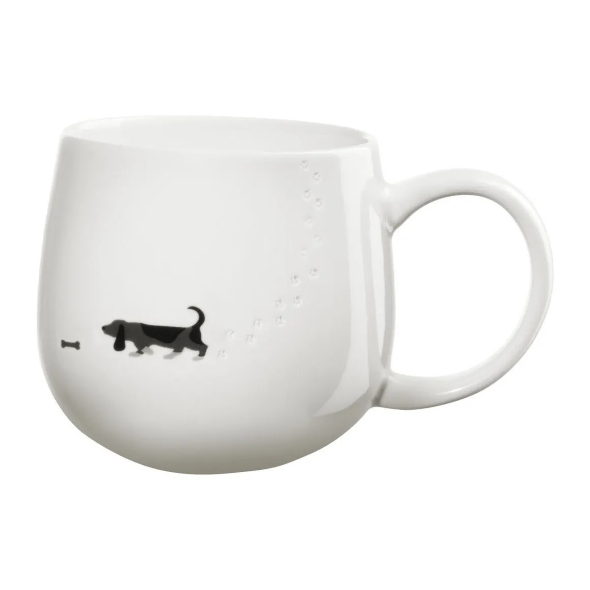 ASAHenkelbecher 0,4 l Magu Foodprints Dog