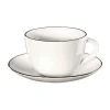 ASAKaffeetasse mit Untere 0,21 l A Table Ligne noir