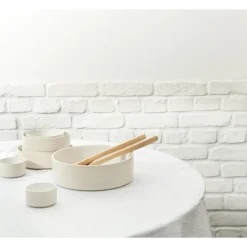 ASASalatschale 25 cm Re:glaze Sparkling White