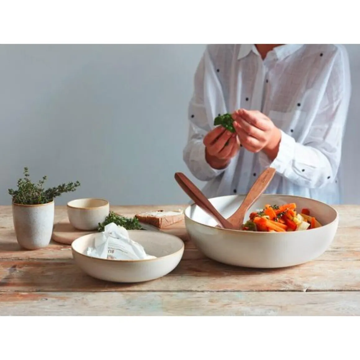 ASASalatschale 29,5 cm Saisons Sand