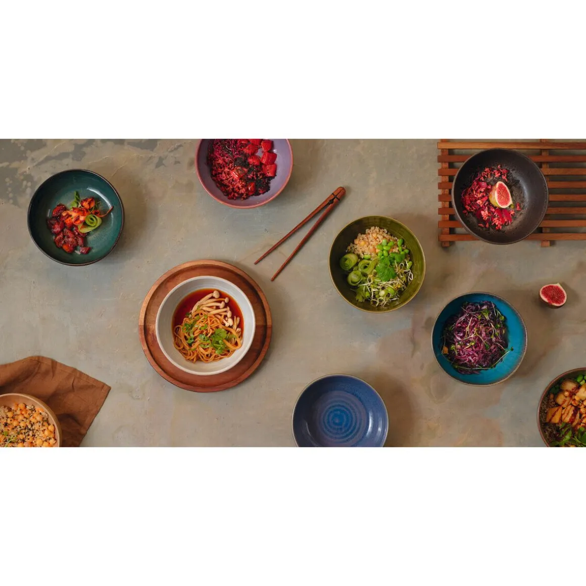 ASASchale 18 cm Poké Bowl Plum