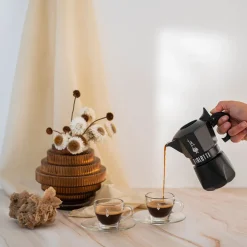 BialettiEspressokocher 3 Tassen Moka Exclusive Black