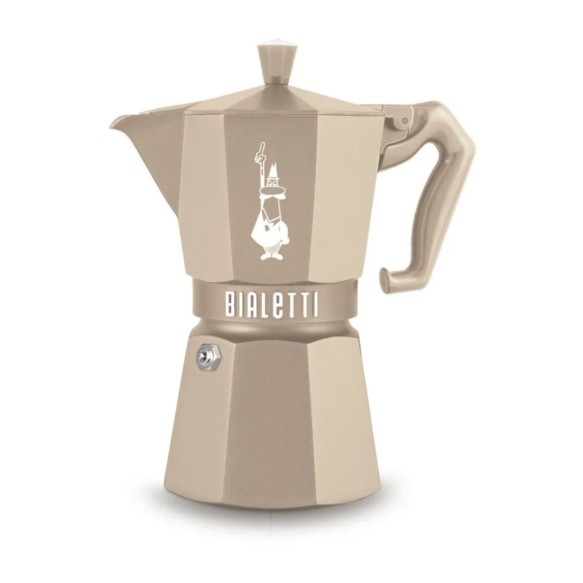 BialettiEspressokocher 6 Tassen Moka Express Exclusive Induction Cremé