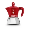 BialettiEspressokocher 4 Tassen Moka Exclusive Induction Red