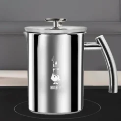BialettiMilchaufschäumer 6 Tassen Cappuccinatore silber