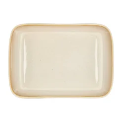 BitzAuflaufform 21x28x8 cm creme