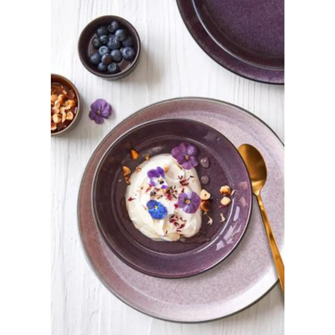 BitzTeller 27cm lila/schwarz