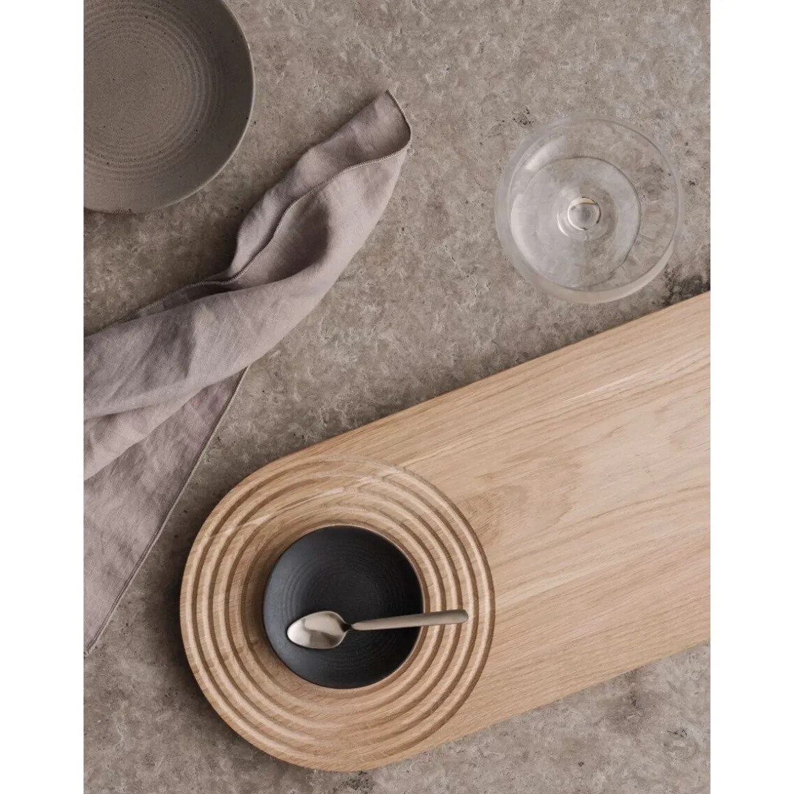 BlomusServier- und Schneidebrett 45x20 cm Zen Eiche