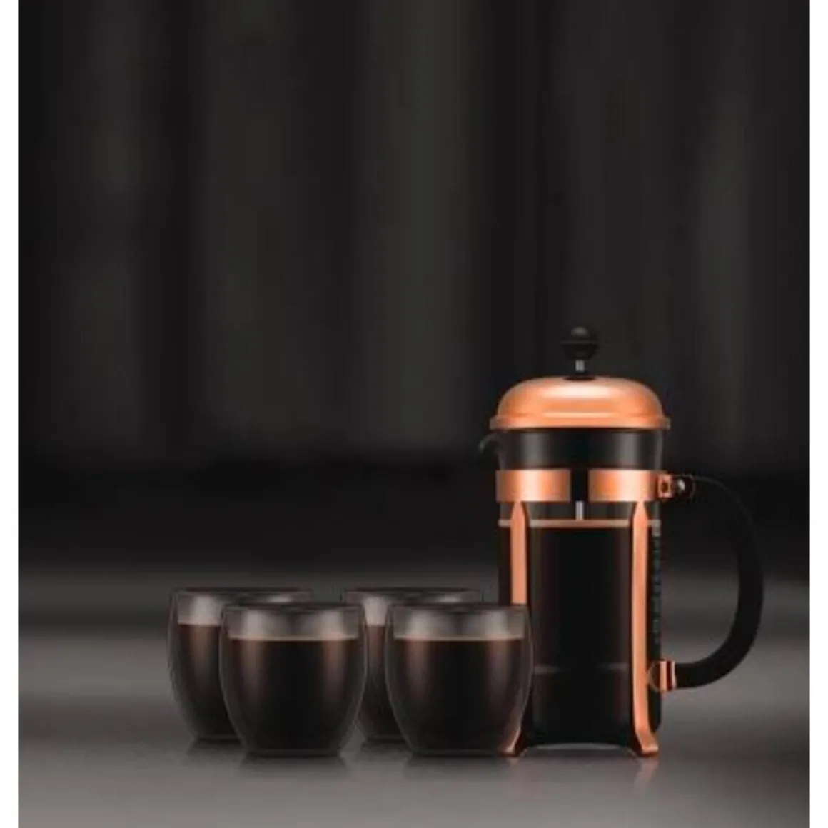 BodumKaffeebereiter 8 Tassen Chambord kupfer