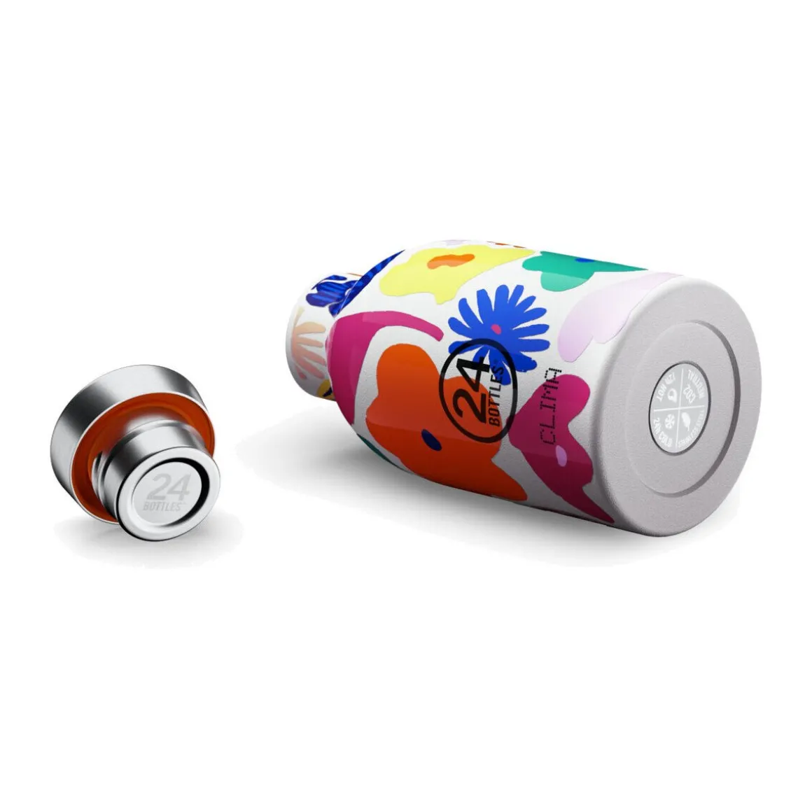 24bottlesThermo-Trinkflasche 0,33 l Clima Bottle Acqua Fiorita