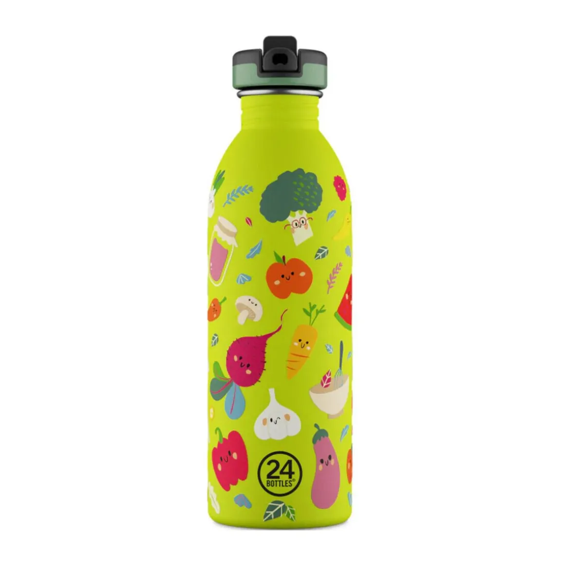 24bottlesTrinkflasche 0,5 l Kids Bottle Veggie Friends