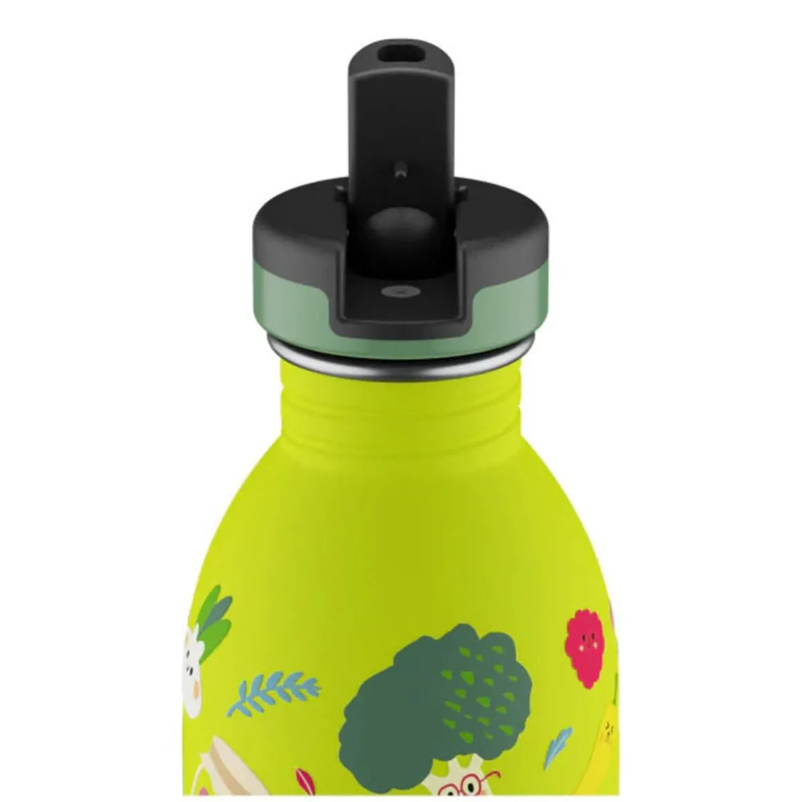 24bottlesTrinkflasche 0,5 l Kids Bottle Veggie Friends