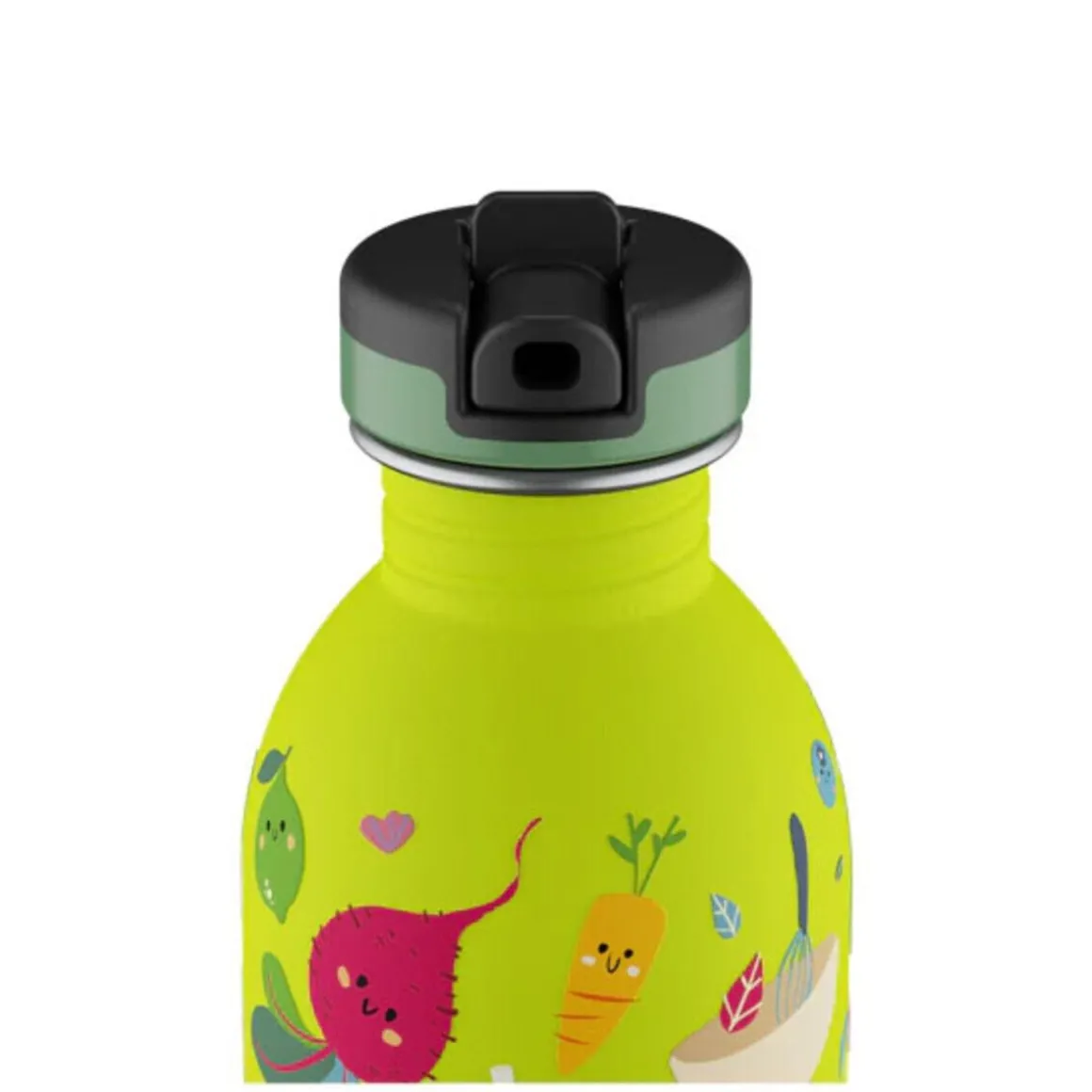 24bottlesTrinkflasche 0,25 l Kids Bottle Veggie Friends
