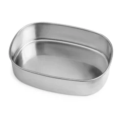 BrotzeitLunchbox Magic grün Edelstahl 16,5x12,5x4,5cm