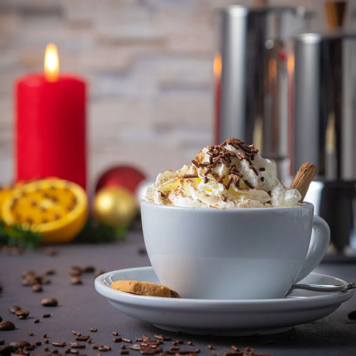 CilioCappuccinotasse mit Untere 0,1 l Roma weiß