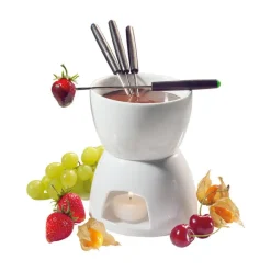 CilioSchokoladenfondue-Set 6-tlg. Classic weiß