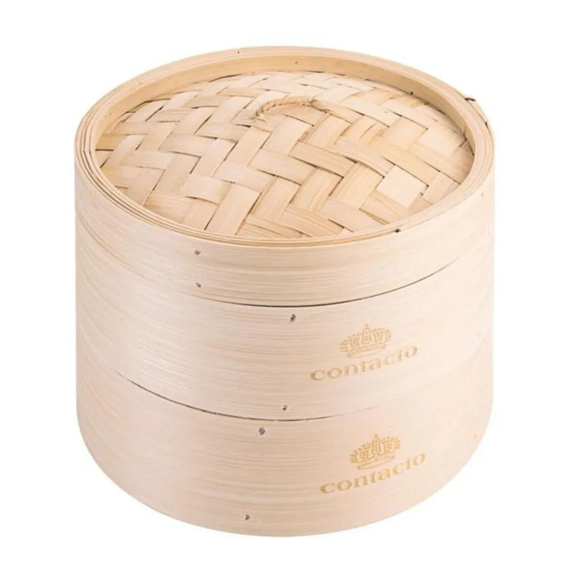 ContactoDampfgarkorb doppelt 20 cm Bambus