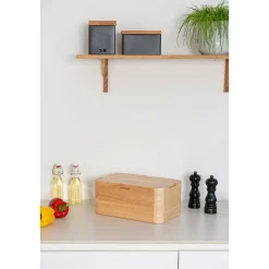 ContinentaBrotkasten 36x23x16 cm Gummibaum