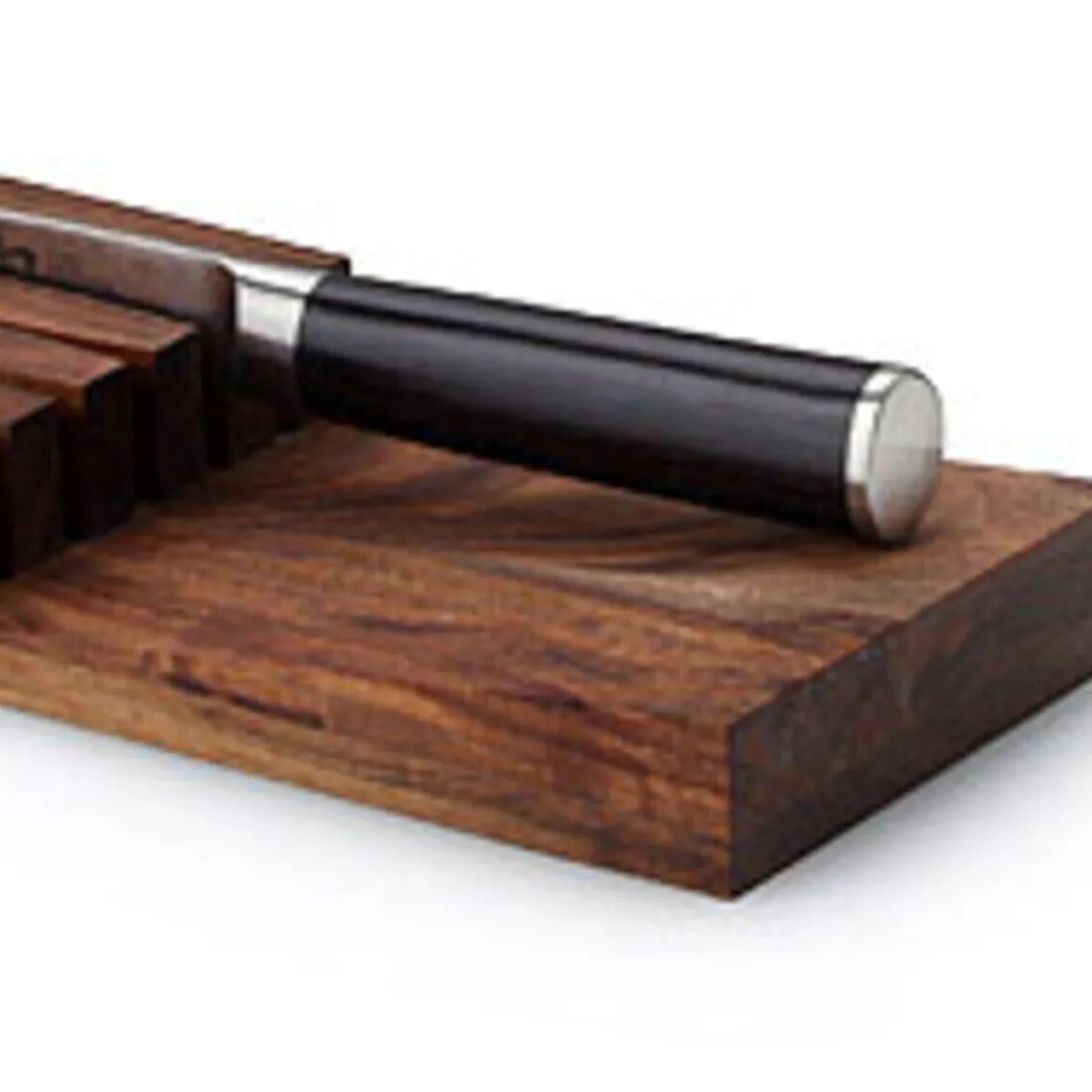 ContinentaMesserblock f. Schublade 5 Messer 39 x 11 x 3,5 cm Akazie