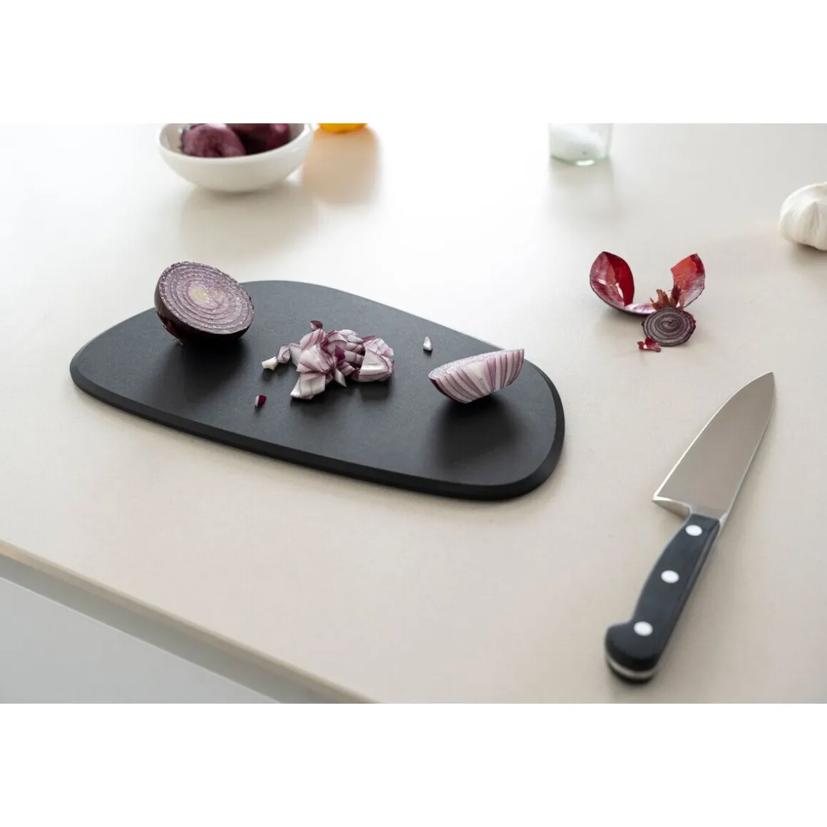ContinentaSchneidebrett Duracore 27,5x15,9x0,9cm Pebble schwarz