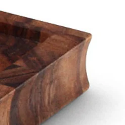 ContinentaTranchierbrett m. Saftrille Akazie Stirnholz 36,5x25x2,8cm