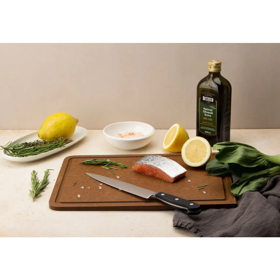 ContinentaTranchierbrett 38x27x1 cm Duracore braun