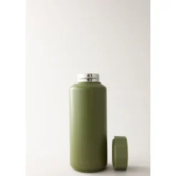 Design LettersThermoflasche 0,5 l Ton-auf-Ton Life is a journey olive
