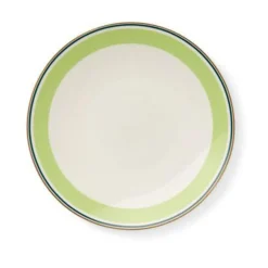 DibbernBrotteller 17 cm Capri Maigrün/Dunkelgrün