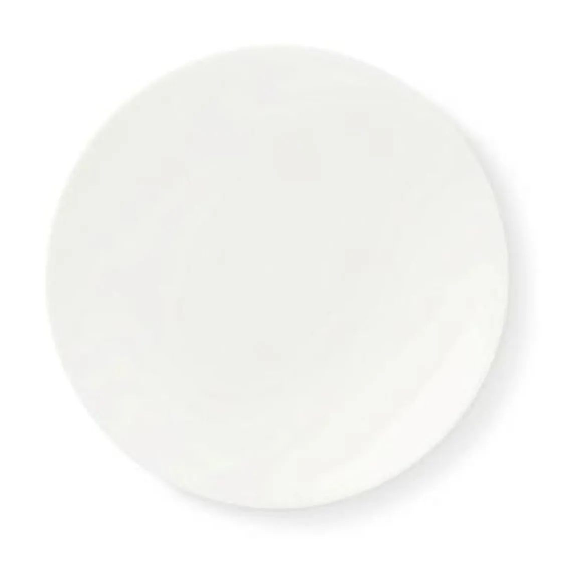 DibbernBrotteller 17 cm Fine Bone China Coupe weiß