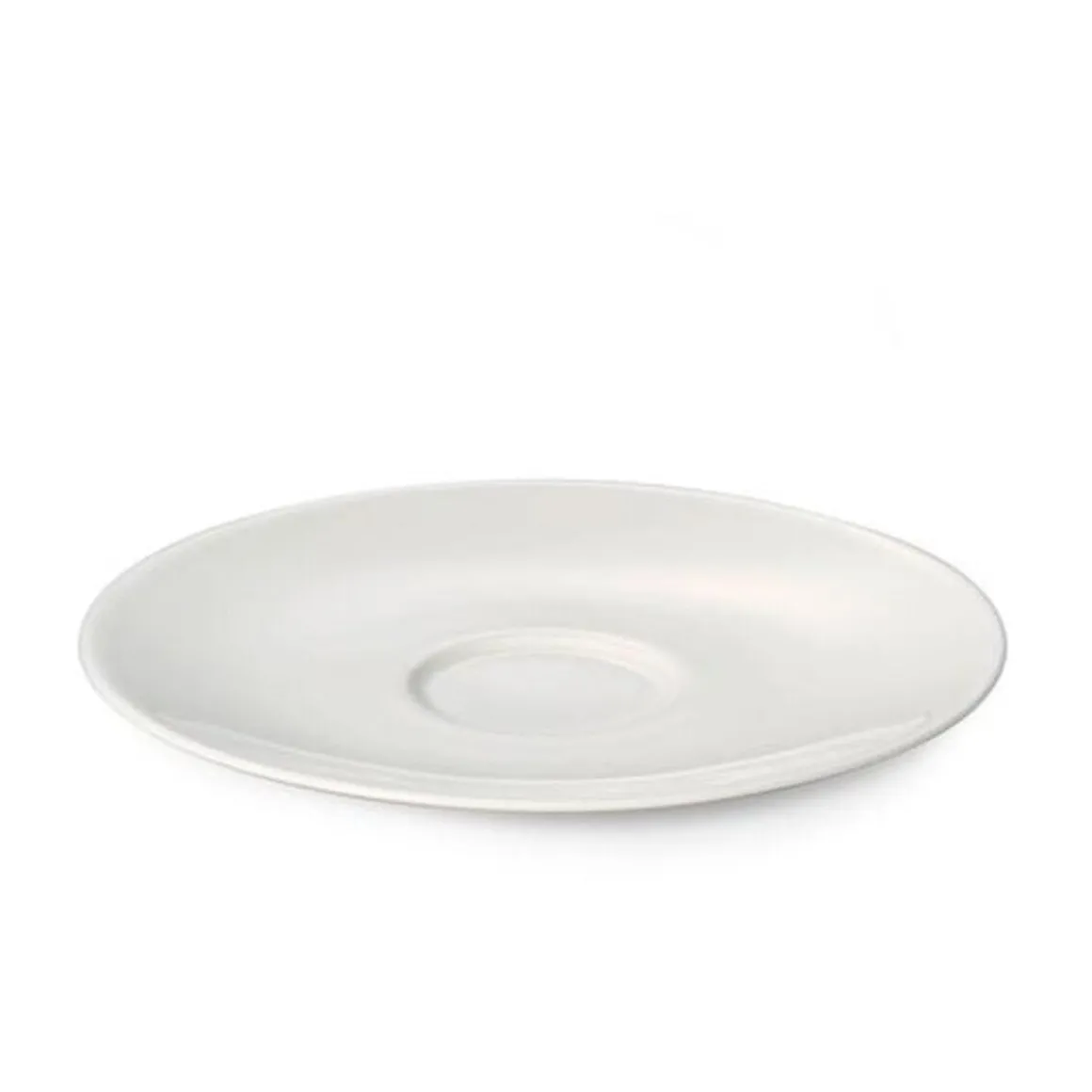 DibbernCafé au Lait Untertasse Fine Bone China Coupe weiß