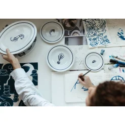 DibbernPlatte 33 cm Solid Color Brasserie Marine