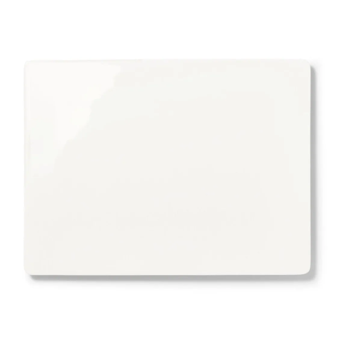 DibbernPlatte eckig 32 x 24 cm Fine Bone China Pure weiß