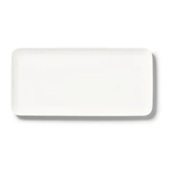 DibbernPlatte eckig 32 x 15 cm Fine Bone China Pure weiß