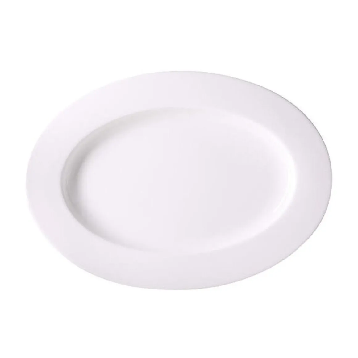 DibbernPlatte oval 34 cm Fine Bone China Classic weiß